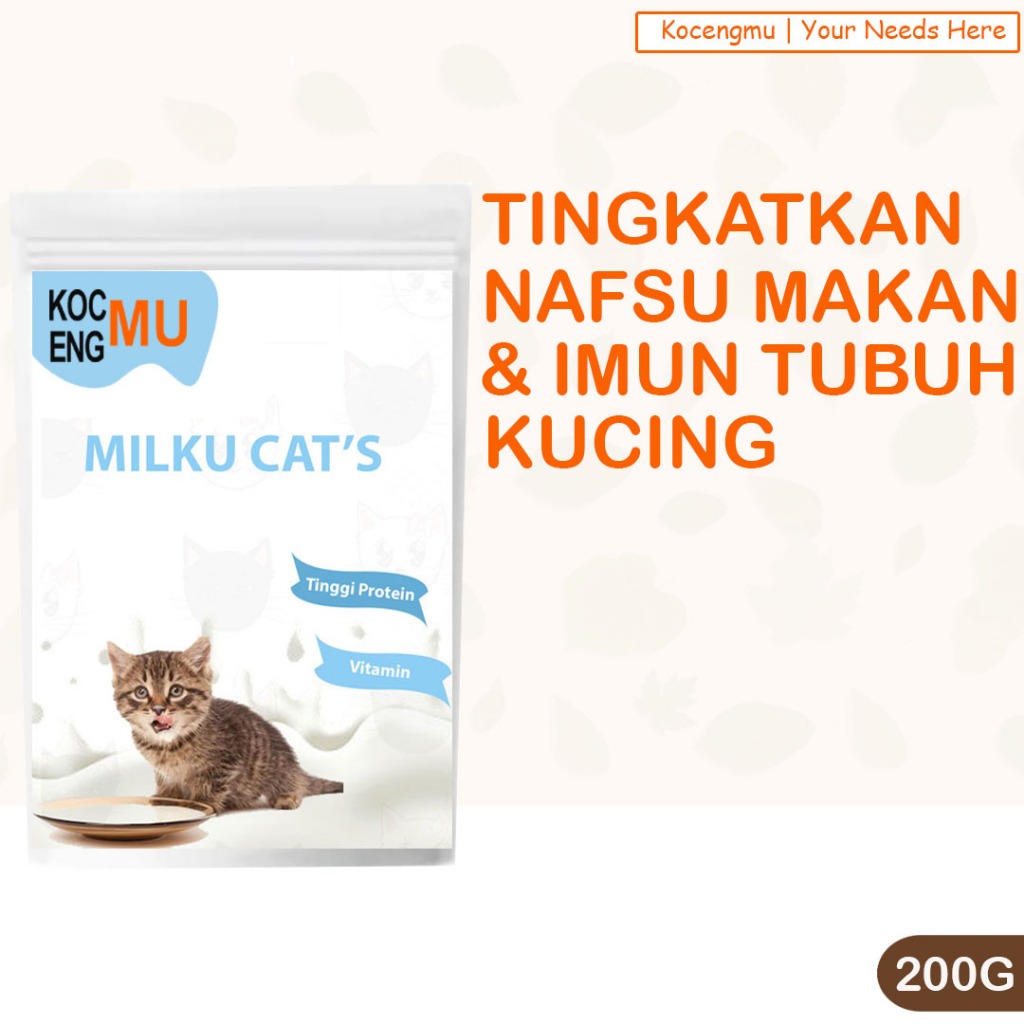 Susu Kucing Bayi Kitten 0 2 Bulan Susu Kucing Penggemuk Bulu Lebat Kucing Susu Kucing Baru Lahir Kit