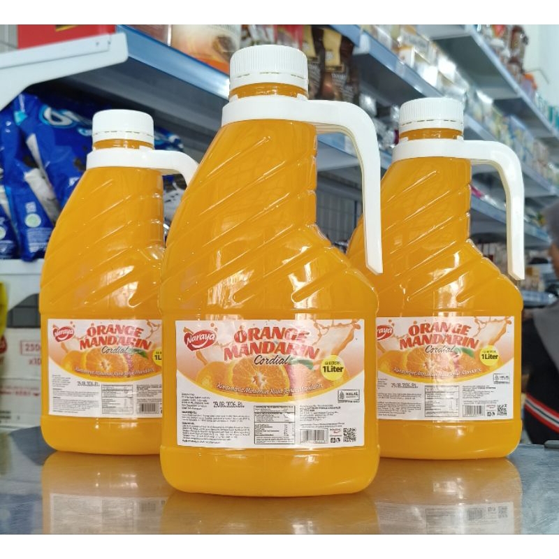 

Naraya Syrup Mandarin 1Liter/Naraya Cordial Mandarin Orange 1L/Syrup Mandarin