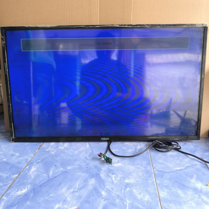 panel / layar led tv 32" 32inch data polytron dan Aqua scond/bekas original cabutan normal (BONUS FR