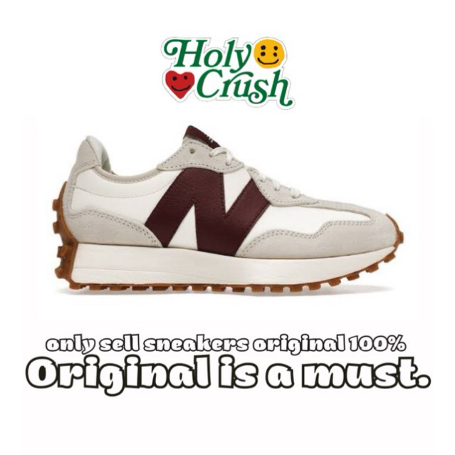New Balance 327 Moonbeam/Burgundyy(WS327KA) - Original 100% Resmi PT.MAP