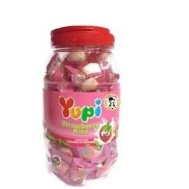 

Permen Yupi Strawberry 300gr