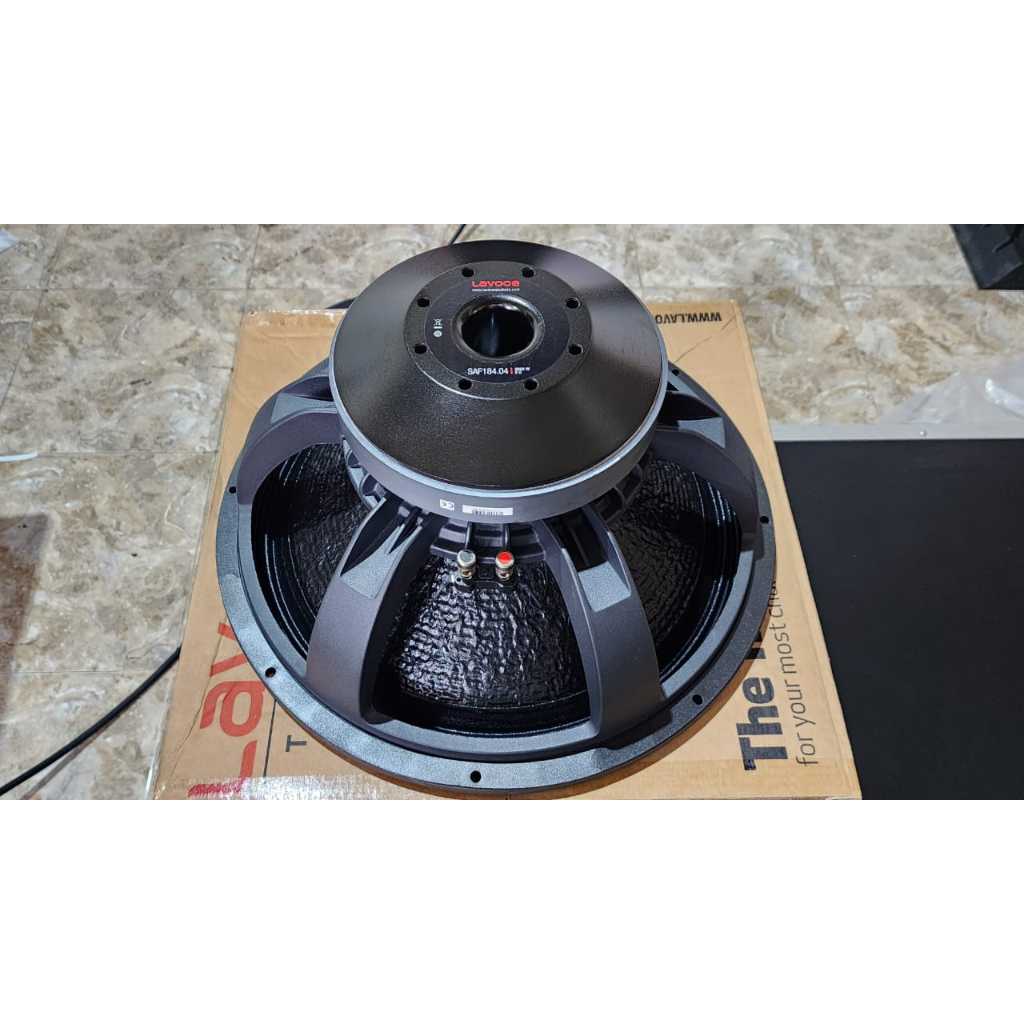 Komponen Speaker Lavoce SAF 184.04 (18 inch)