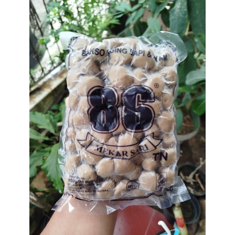 

TN 86 Bakso Sapi (isi 100pcs) Kemasan 1kg