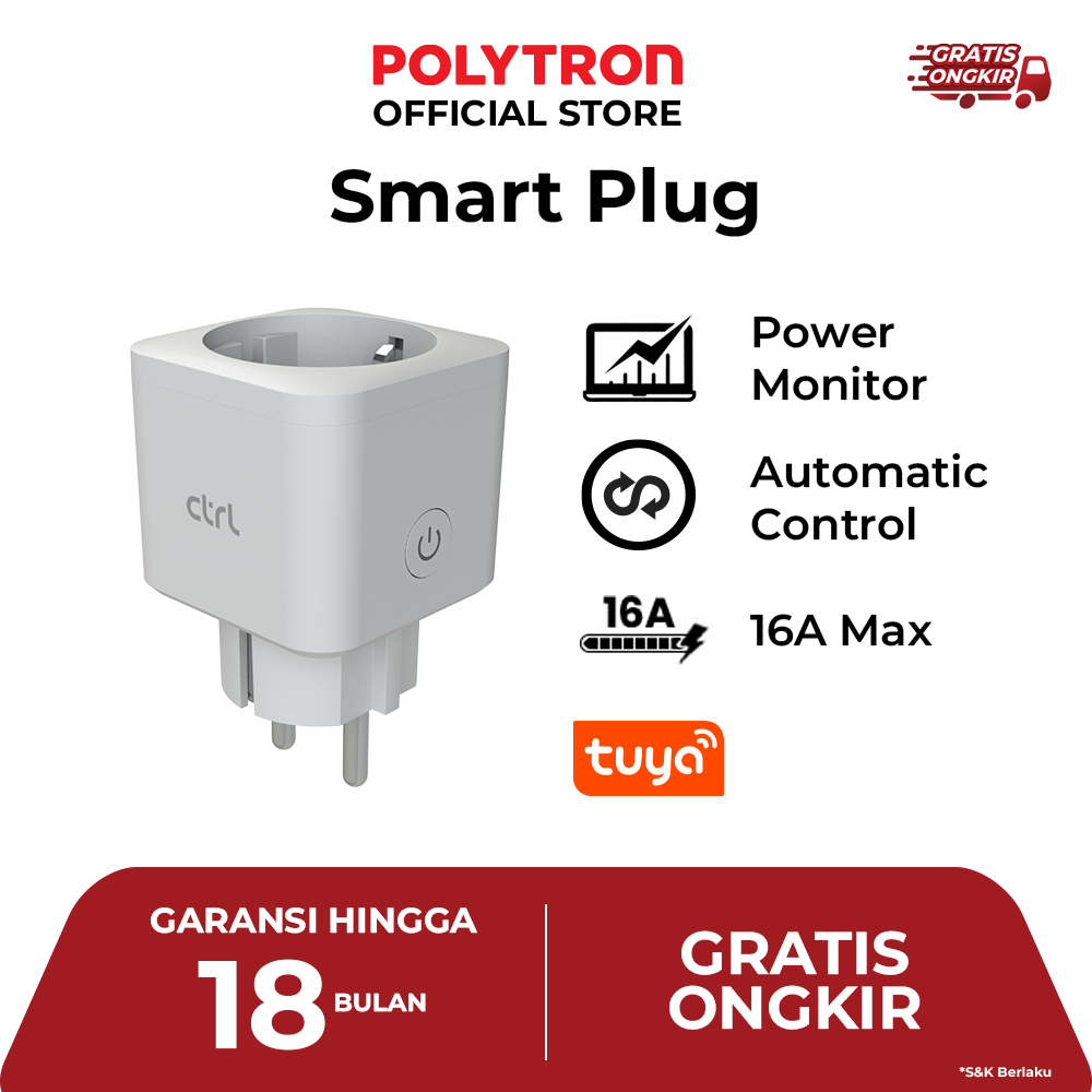 CTRL Smart Plug WiFi 16A Power Monitor Steker Garansi Resmi 18 Bulan SP 16A11