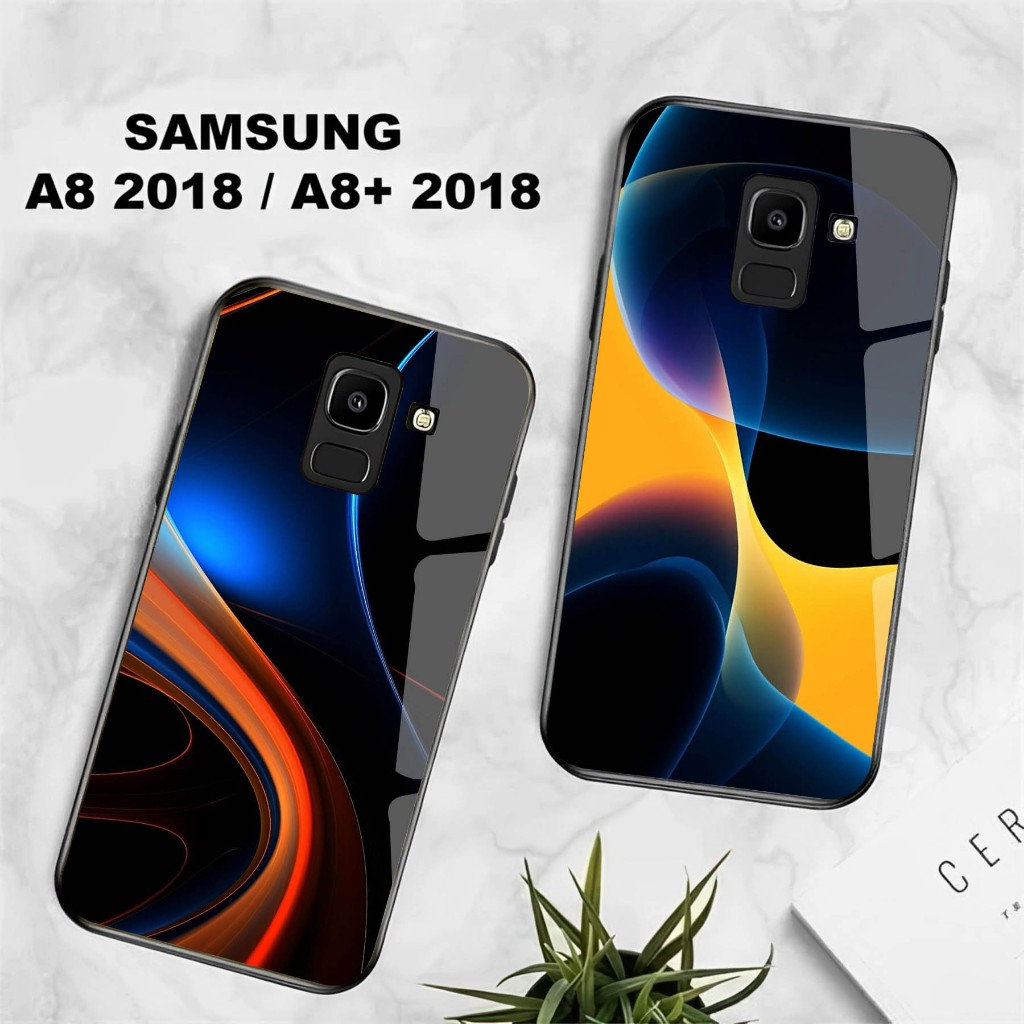 Softcase Kaca Kilau Samsung A8 2018 / A8+ 2018  Terbaru - Softcase Kilau Samsung A8 2018 / A8+ 2018 