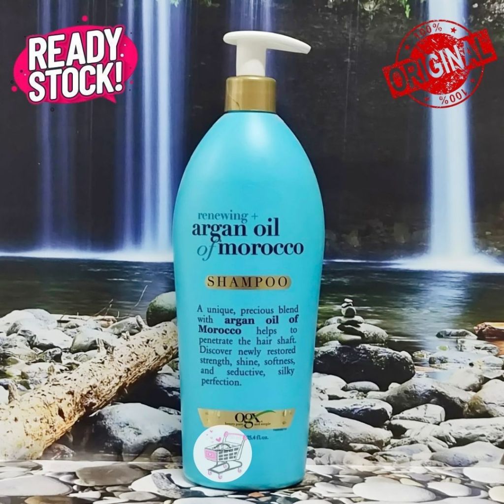 (100% ORIGINAL) OGX - Renewing Argan Oil of Marocco Shampoo (750 ml)
