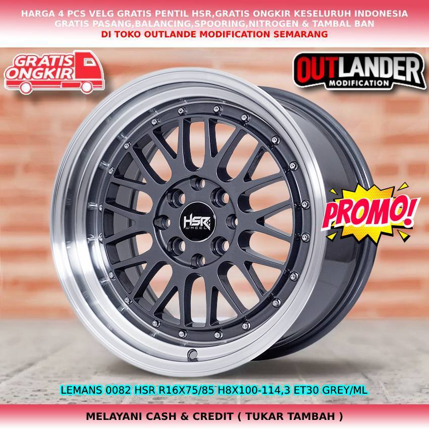 velg hsr ring 16 mirip bbs lm original bisa untuk avanza xenia brio jazz yaris mazda2 raize rocky