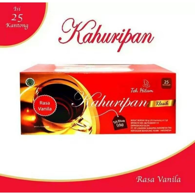 

KAHURIPAN Teh Celup Kemasan Kotak 25 Tea Bags