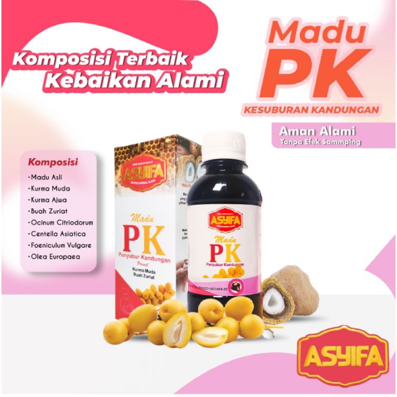 

Madu Penyubur kandungan Asyifa herbal Alami tanpa efek samping