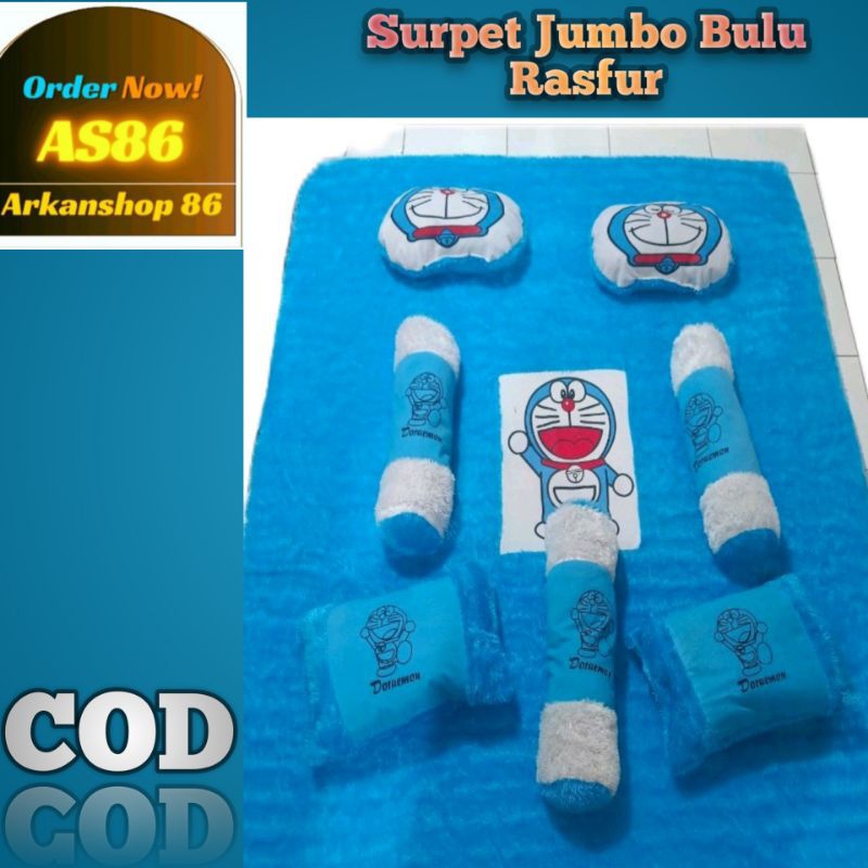 SURPET BULU RASFUR JUMBO UKURAN 180x140 Tebal 4cm