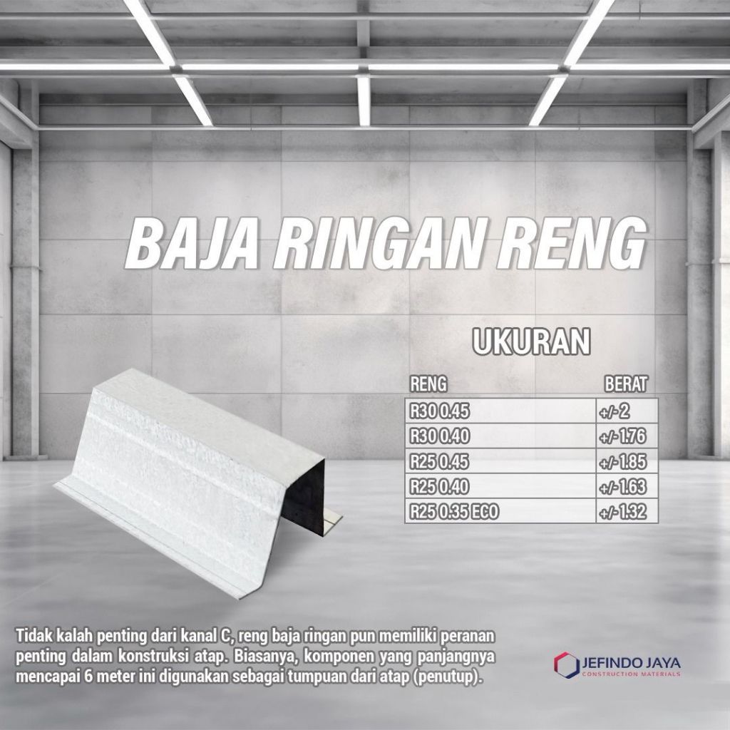 RENG J2TRUSS - RANGKA BAJA RINGAN