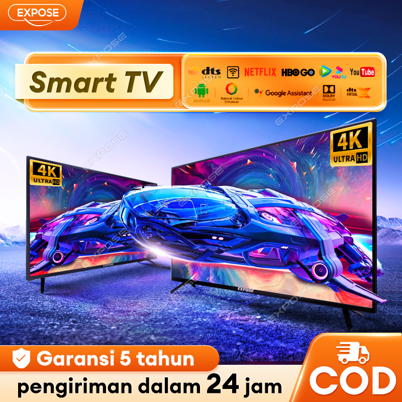 EXPOSE TV Android 32 Inch Smart TV 43 Inch Digital TV 32 Inch 4K UHD With WiFi/YouTube/Netflix/HDMI