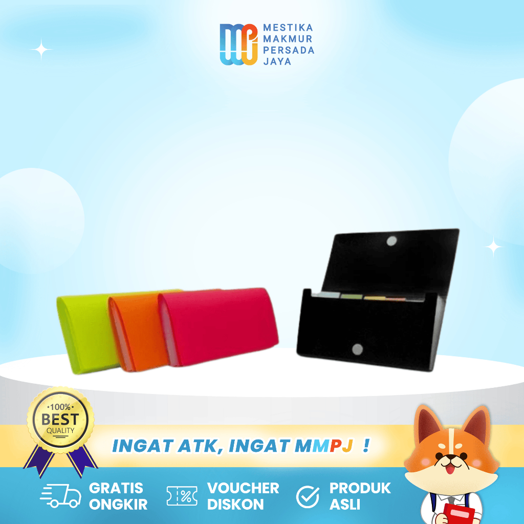 

Bantex Expanding File 6/12 Pockets - Tempat Surat Kwitansi 8810/8811