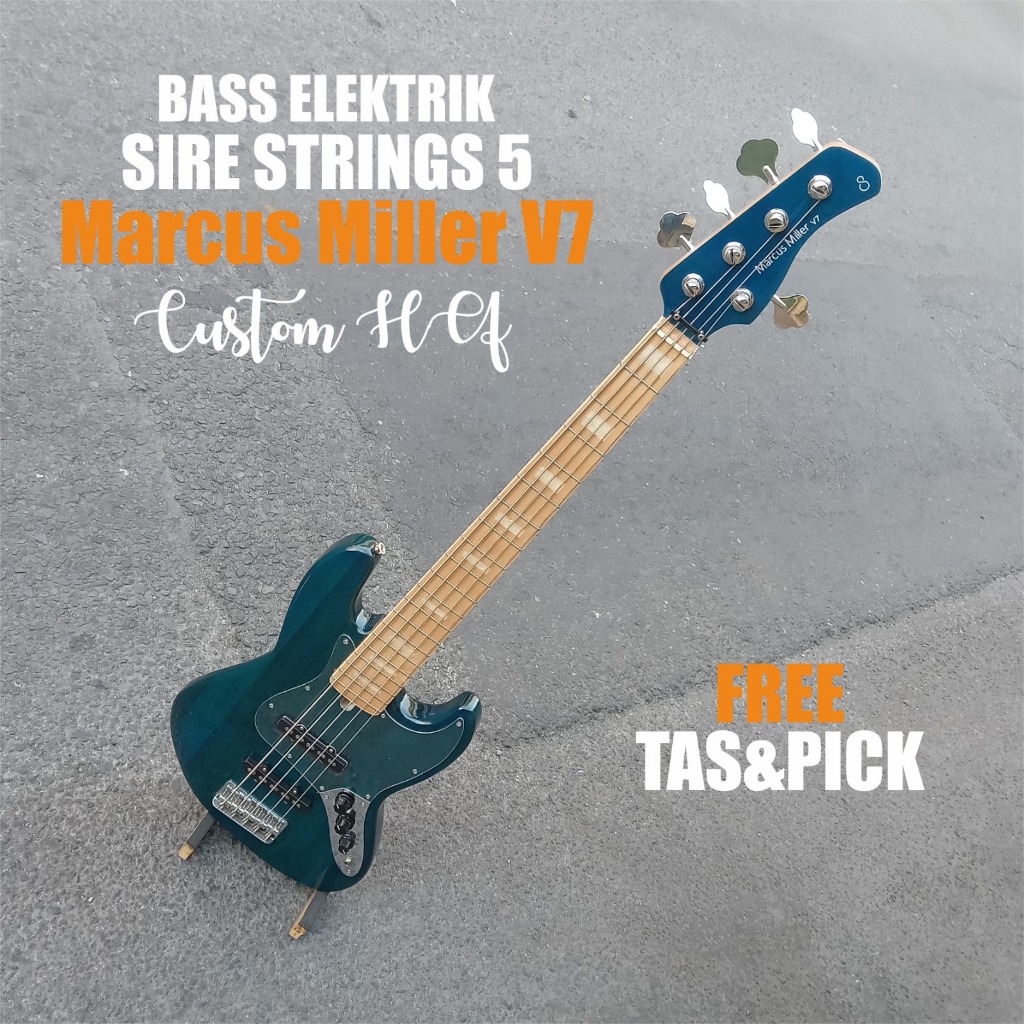BASS ELEKTRIK JAZZ BASS STRINGS 5 SIRE MARCUS MILLER V7 HQ