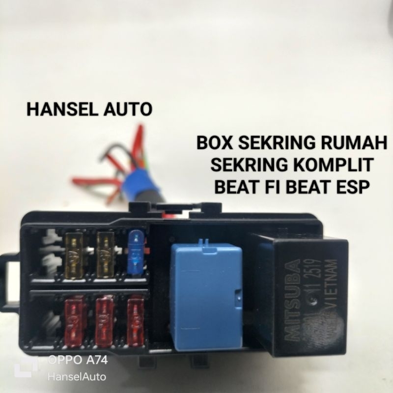 BOX SEKRING RUMAH SEKRING RELEY HONDA BEAT FI/ BEAT ESP/ BEAT POP/ BEAT STREET ORIGINAL