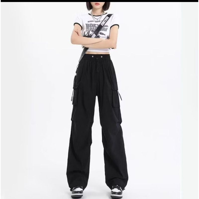 CELANA CARGO WANITA / STYLE KOREA / PARASUT DESPO