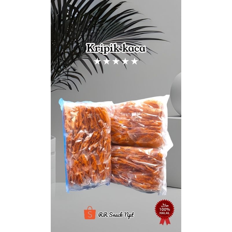 

KERIPIK KACA PEDAS / KRIPCA RR 1 PAK ISI 20PCS ECERAN 500