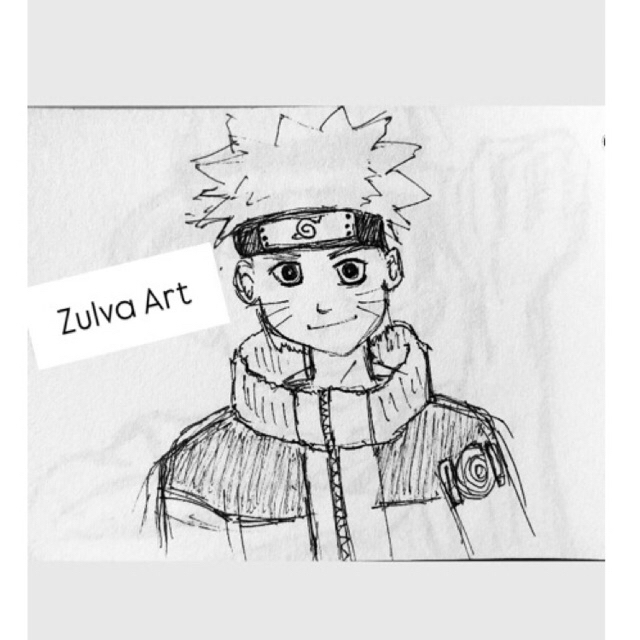 Gambar Tangan Sketsa Anime Naruto Kartun Jepang