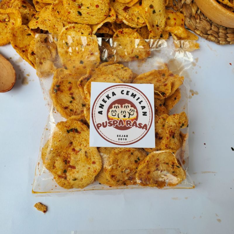 

Puspa Rasa Keripik Basreng Pedas Daun Jeruk 100gr
