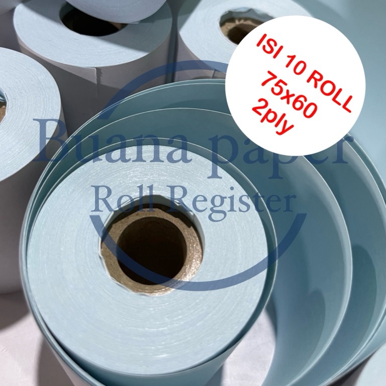 

Harga Termurah Ncr 2ply 75x6 1pack isi1roll kertas kasir putih biru T35