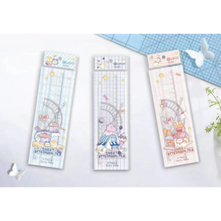 

2 PCS Penggaris Set Fashion Ruler / Ruler Set 4 Akrilik gambar random