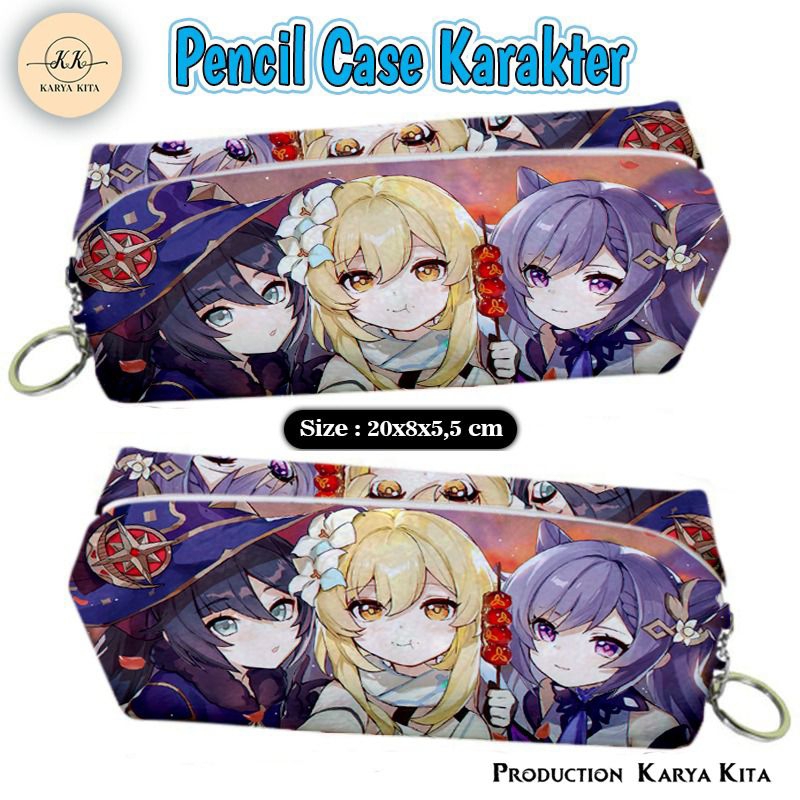 

PENCIL CASE | kotak pensil karakter GENSHIN TAK 05