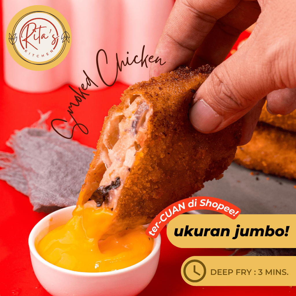 

Rita's Kitchen Risoles Smoked Chicken 5PCS Frozen