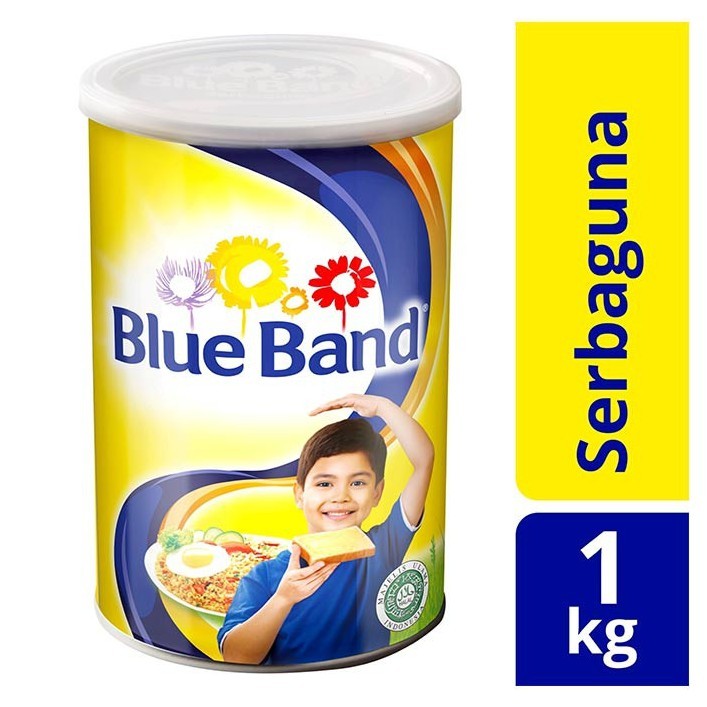 

blue band margarine serbaguna / pack kaleng 1kg