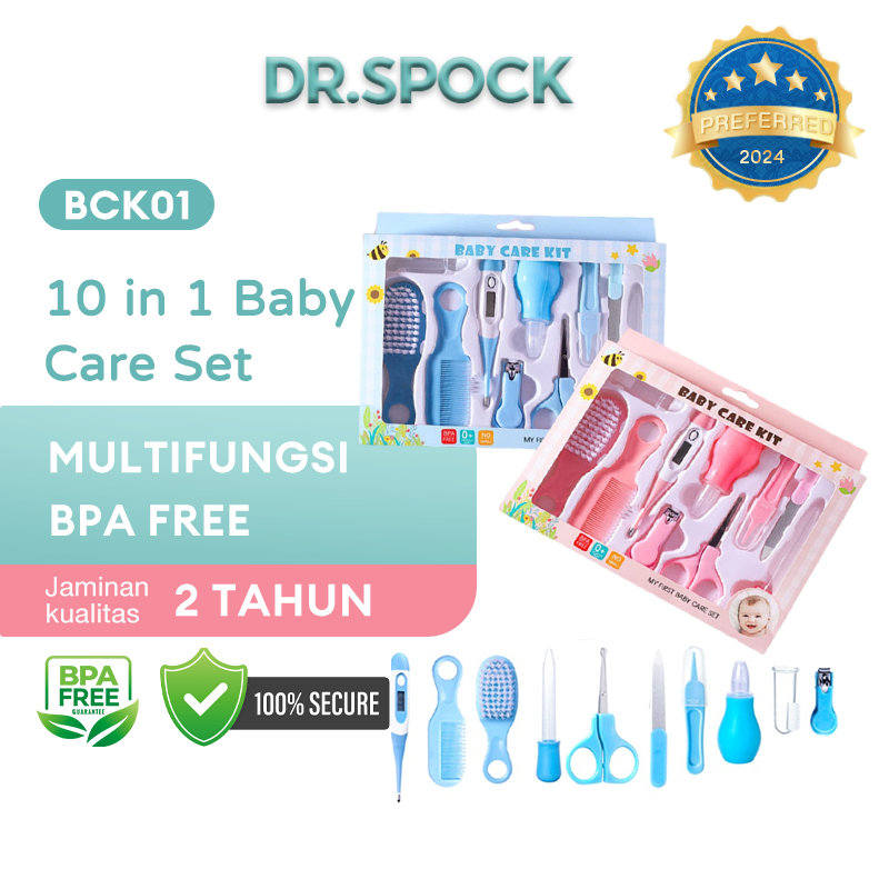 bbb Dr.Spock 10 in 1 Gunting kuku bayi Manicure Set Nature Series (Potong Kuku Bayi) Baby nail