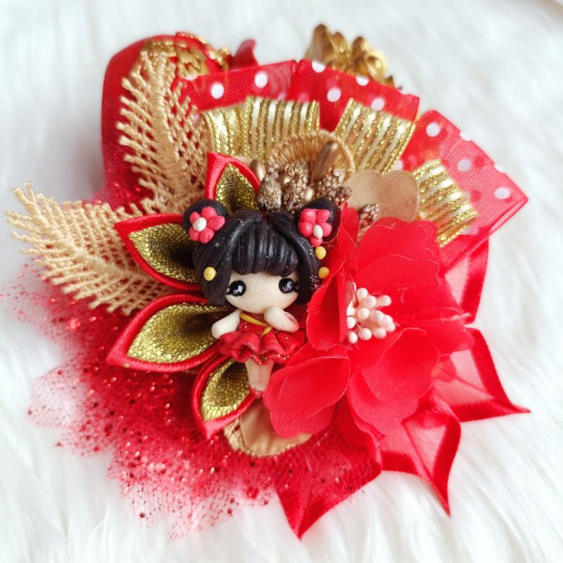 PITA NAGA IMLEK / PITA IMLEK CNY / JEPIT RAMBUT IMLEK SHIO ULAR / JEPIT RAMBUT ANAK IMLEK