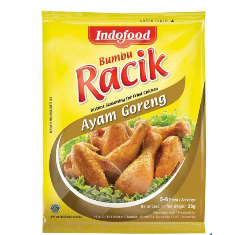 

BUMBU RACIK AYAM GORENG INDOFOOD