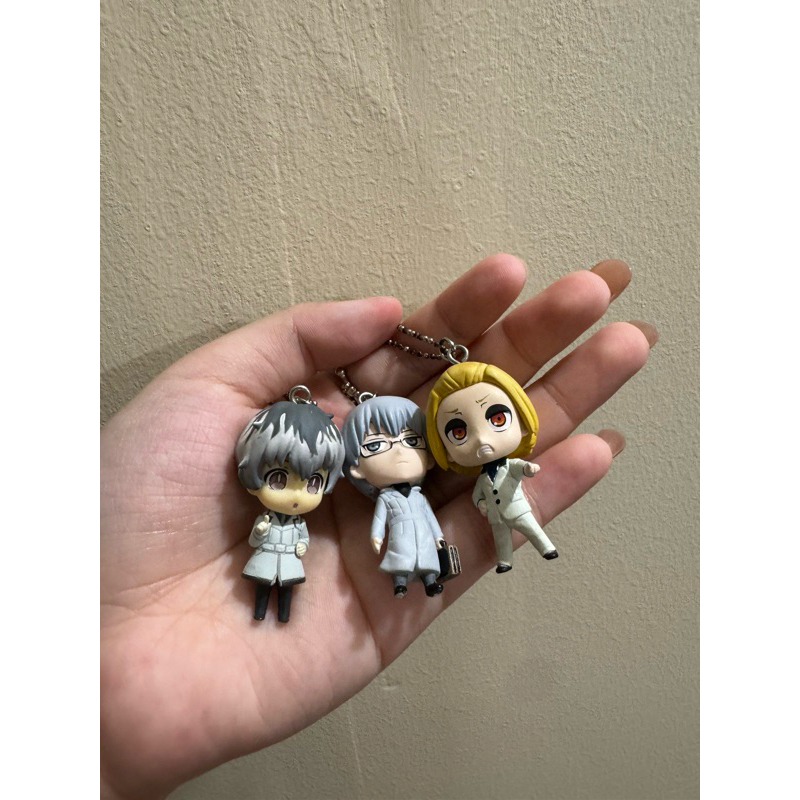TOKYO GHOUL ANIME MANGA ACTION FIGURE GANCI GANTUNGAN KUNCI KANEKI ARIMA ORIGINAL JAPAN