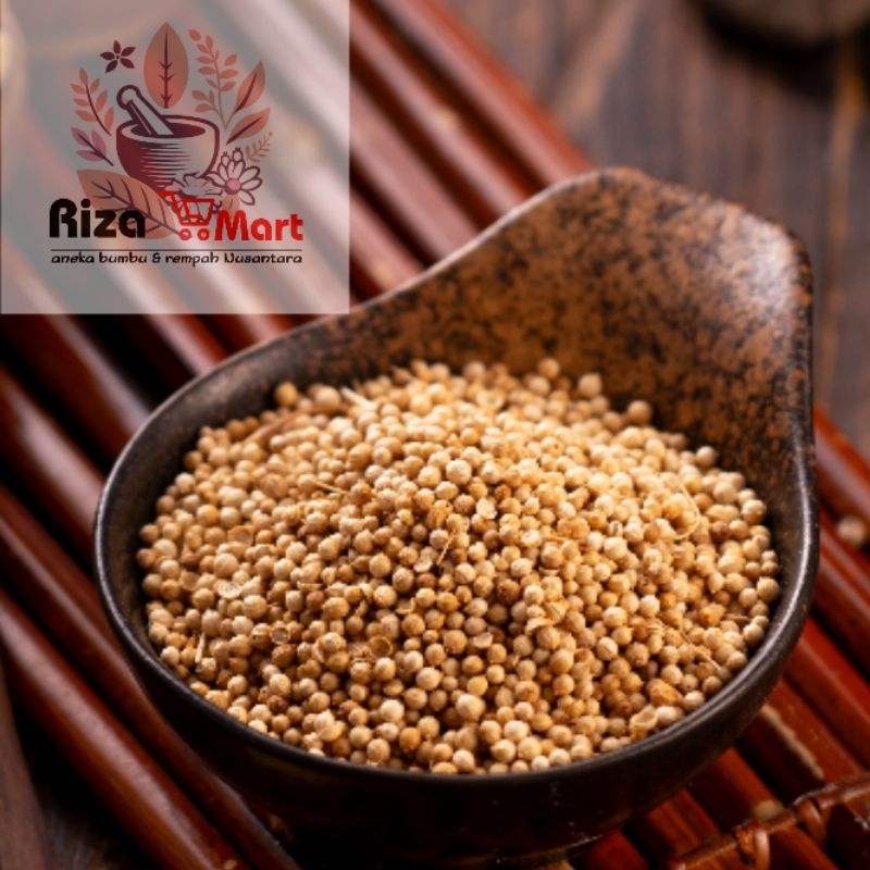 

100gr | Ketumbar bulat kuning | rempah herbal alami