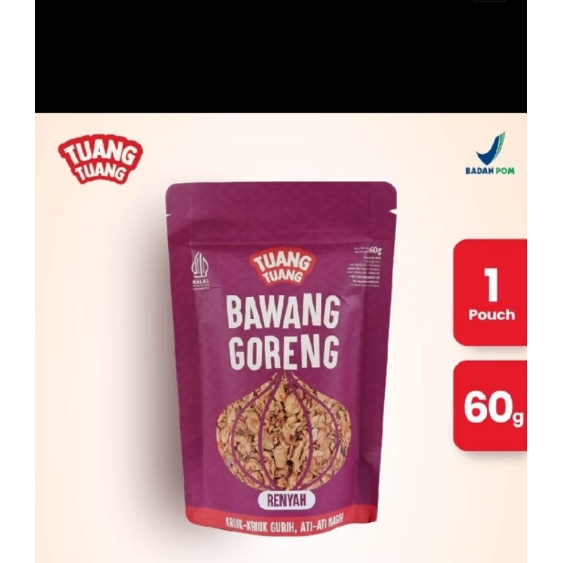 

Bawang Goreng Tuang berat 60gr