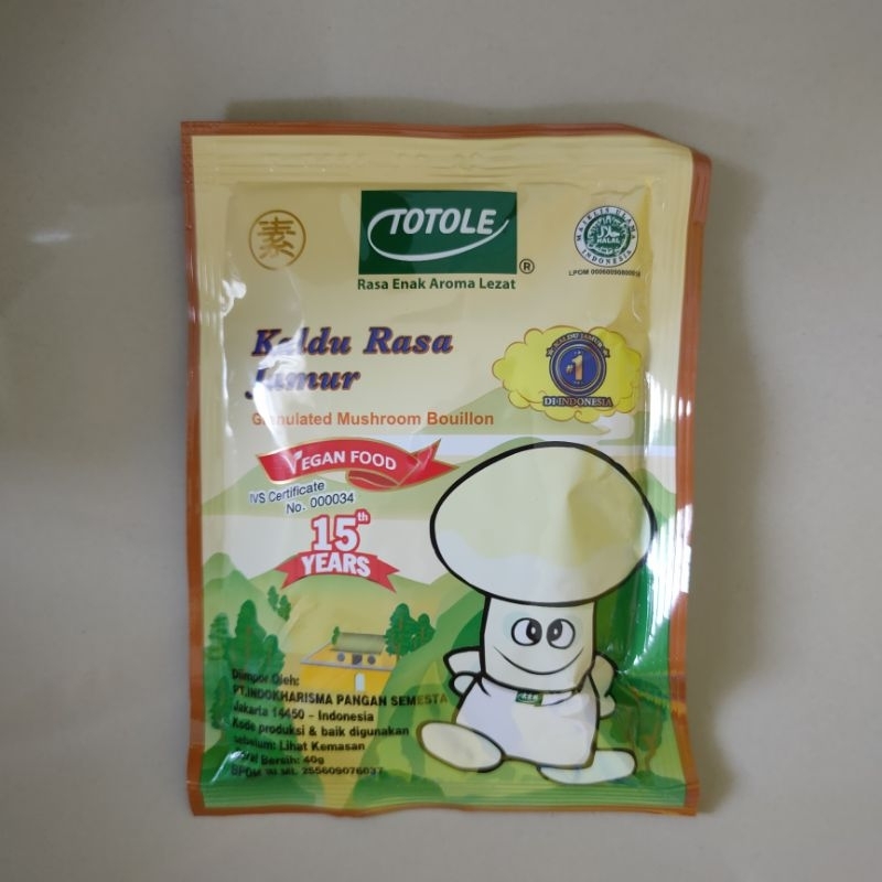 

Totole Kaldu Jamur 40gr / 80gr / vetsin penyedap rasa / vegetarian friendly / totole micin jamur