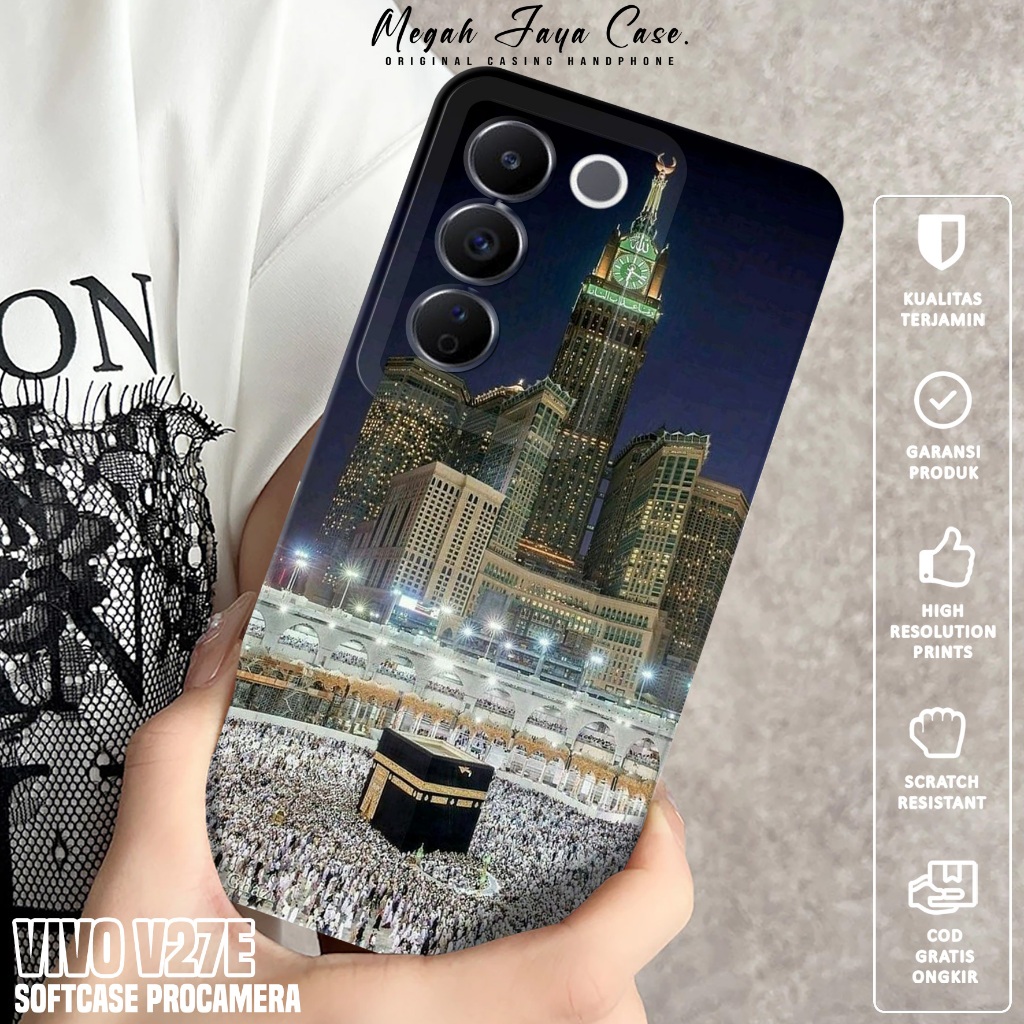 Case VIVO V27E - Softcase Hp VIVO V27E Motif ISLMC - Casing Hp VIVO V27E - Softcase Pro Camera - Sil