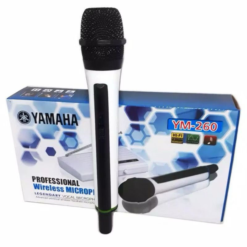 Mic wireless YAMAHA YM-260 microphone single wireless suara sensitif