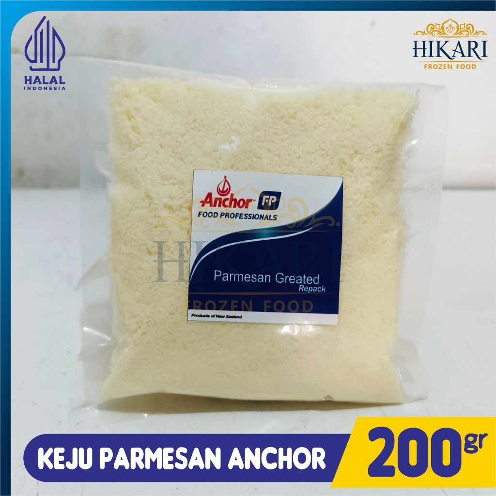 

Keju Parmesan Grated Anchor - Anchor Repack 200gr - Halal New EXP