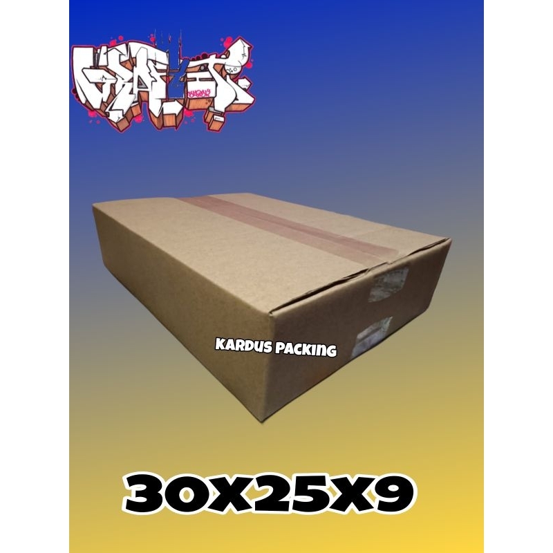 

Kardus Ukuran 30x25x9 kardus bsar/kardus sedang/kardus packing/karton box