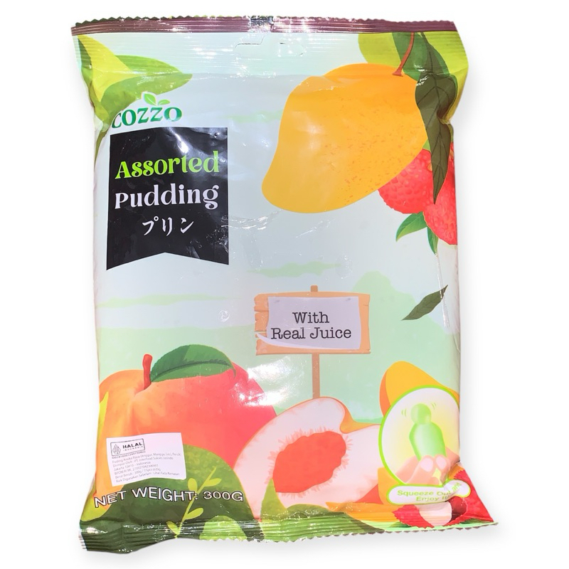 

COZZO ASSORTED PUDDING - WITH REAL JUICE (300g)