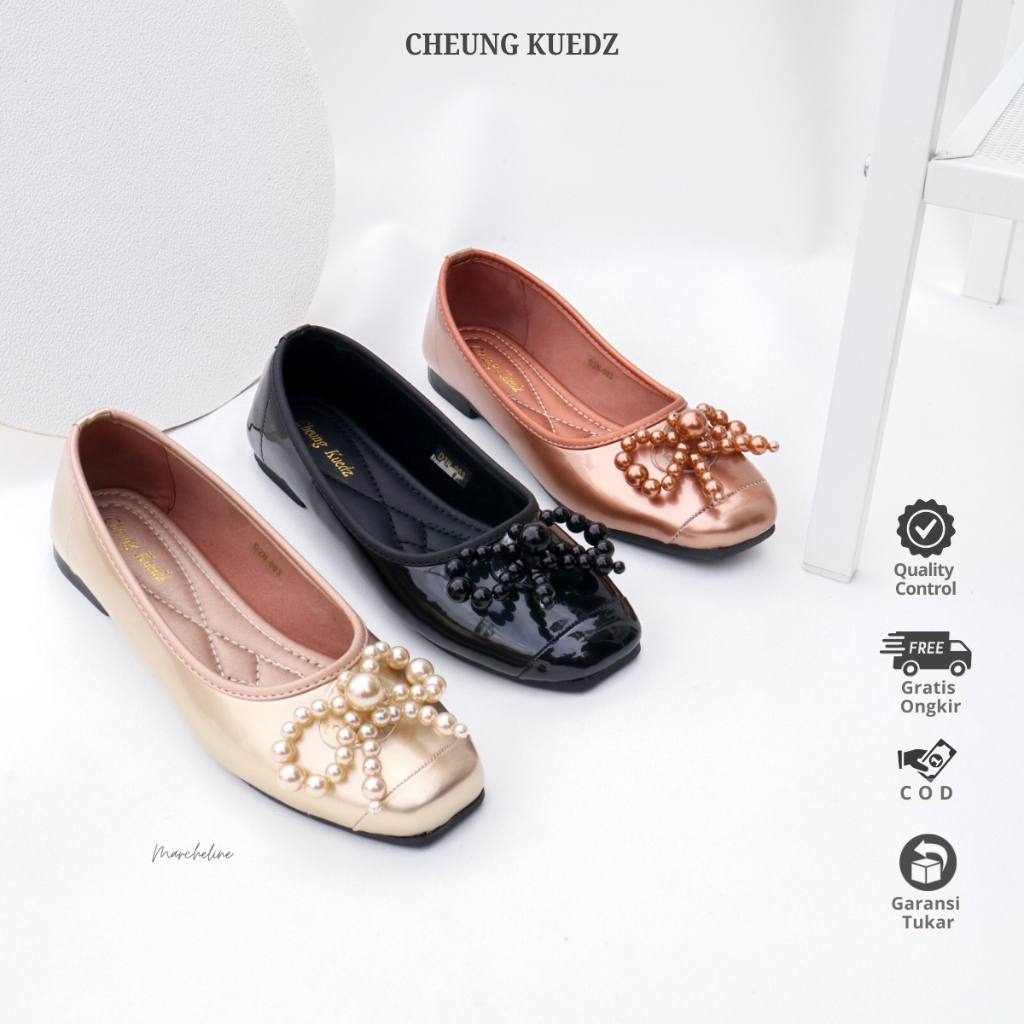 Cheung Kuedz Marcheline Sepatu Flat Shoes Wanita