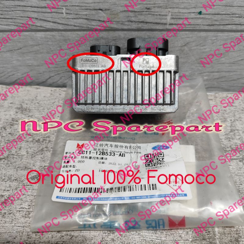 Relay Glow Plug Relay Busi Pemanas Ford Ranger 2.2 2.2cc 2200 Original Fomoco