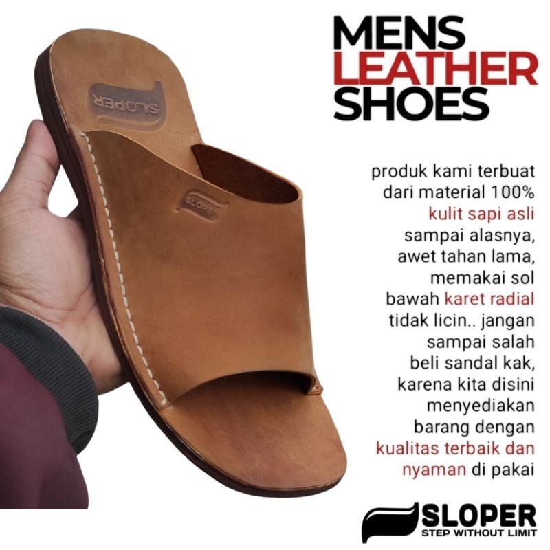 sandal pria 100% kulit asli terlaris#sandal pria 100% kulit asli berkualitas