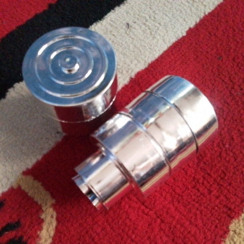 pipa gorden silver garis pintu dan jendela minimalis