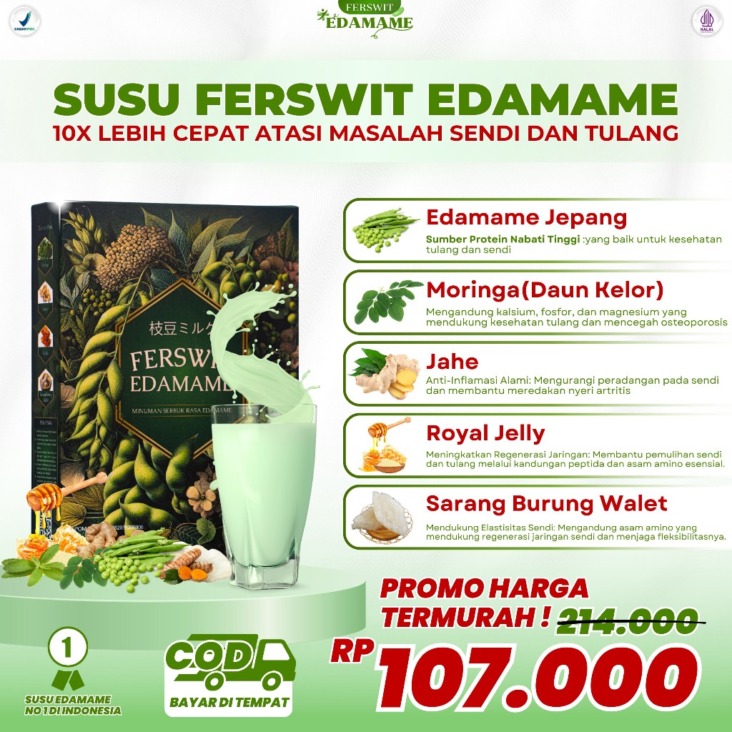 

Ferswit Edamame Susu Bubuk Premium Jepang