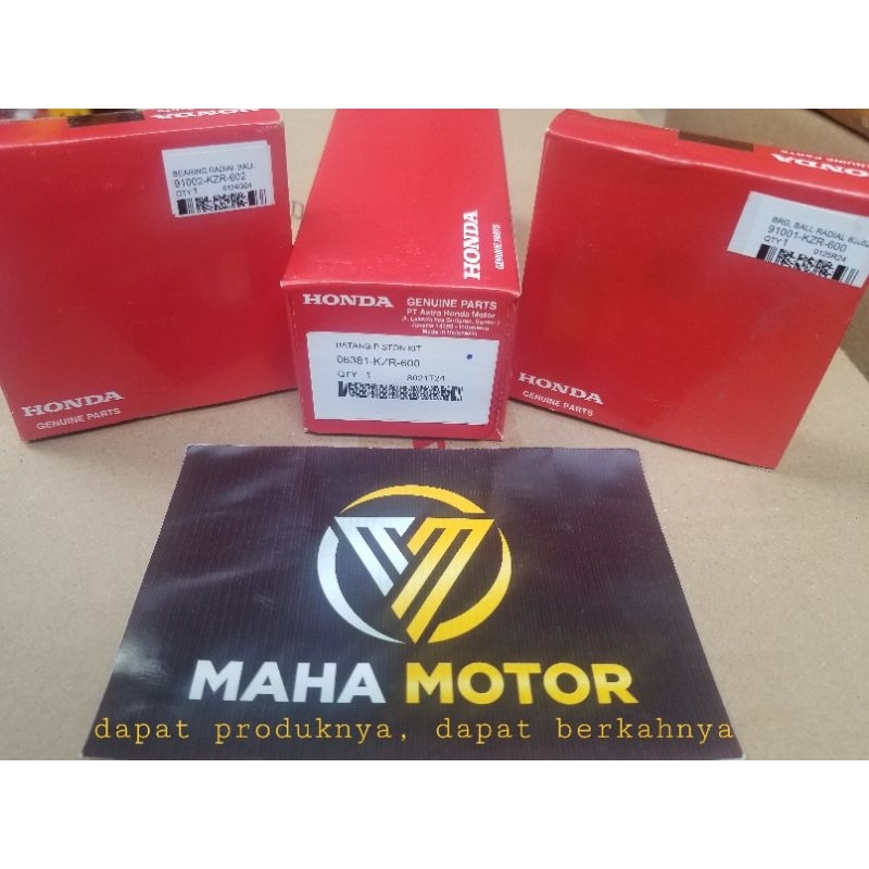 satu set stang seher vario 125, kode 06381KZR600,91001KZR600,91002KZR602