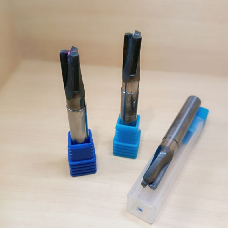 Rimer carbide 7.60mm 3flute Bekas Second Mulus Reamer 7.60 Layak Pakai