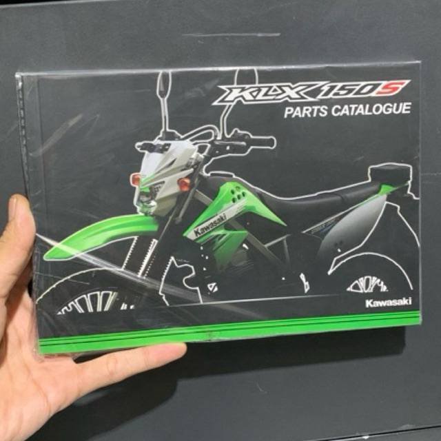 BUKU CATALOG SPAREPART  , Buku  PARTS CATALOGUE Parts catalog Parts katalog KAWASAKI KLX150S KLX 150