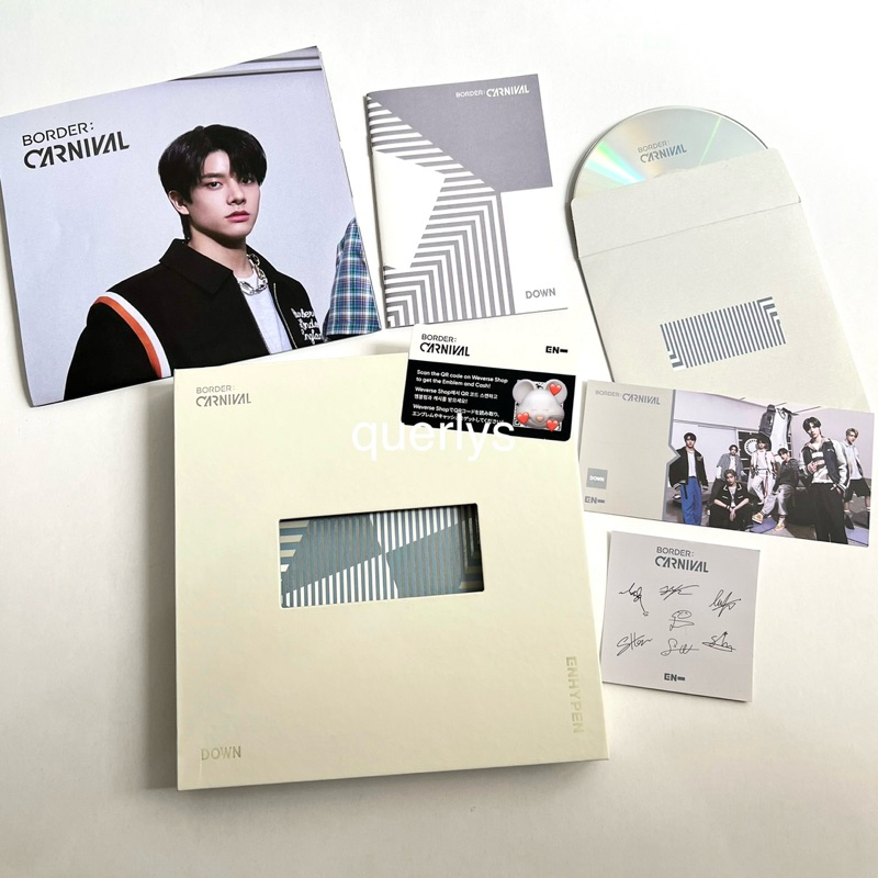 ALBUM ONLY (ENHYPEN Border Carnival Down)