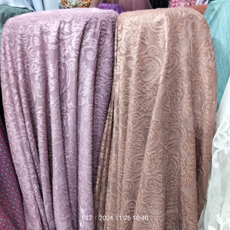 Harga/1 m | Kain Jaguard Emboss Premium / Kain Jaguard Emboss Meteran / Bahan Jaguard Emboss Timbul